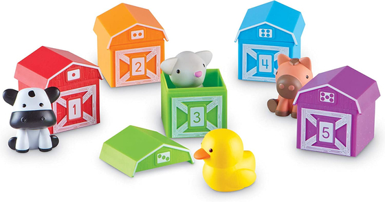 Counting Matching &amp; Sorting Peekaboo Learning Farm Toy for Toddler Learning