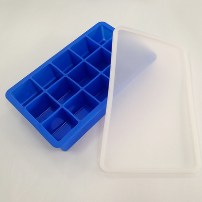 استفاده در منزل FDA Food Grade Silicone Ice Mold قالب یخ مربعی شکل 130*260mm