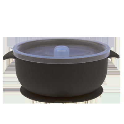 کاسه سیلیکونی کودکان چند رنگی بدون BPA مایکروویو 400 میلی لیتری با مکنده