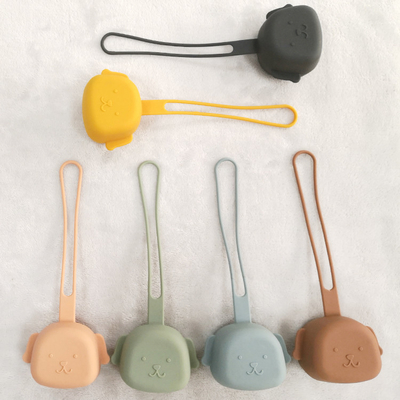 قاب سیلیکونی بدون BPA به شکل توله سگ مناسب برای ماشین ظرفشویی