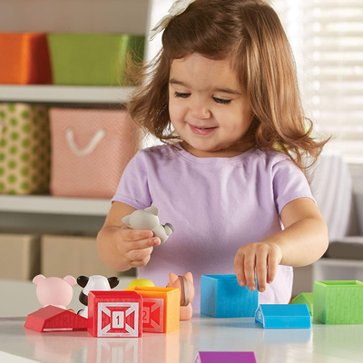 Counting Matching &amp; Sorting Peekaboo Learning Farm Toy for Toddler Learning