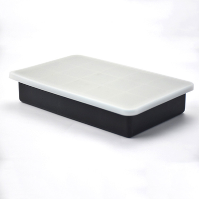 استفاده در منزل FDA Food Grade Silicone Ice Mold قالب یخ مربعی شکل 130*260mm