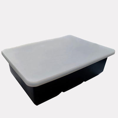 سینی مکعب قالب یخ 15 حفره بدون BPA 12*24 سانتی متر مربع شکل یخ با درب