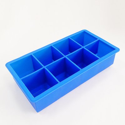 سینی مکعب قالب یخ 15 حفره بدون BPA 12*24 سانتی متر مربع شکل یخ با درب