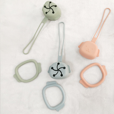 Easy Clean Baby Silicone Products Storage Travel Storage Teething نگهدارنده پستانک ODM 24 گرمی
