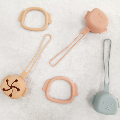 Easy Clean Baby Silicone Products Storage Travel Storage Teething نگهدارنده پستانک ODM 24 گرمی