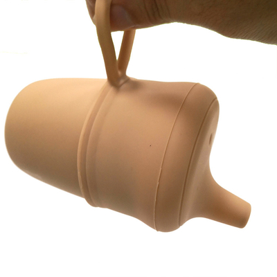 درب لیوان سیپی لیوان سیلیکونی کودک نشکن BPA Phthalate Free