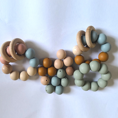 مهره های سیلیکونی 19 میلی متری کودک ایمن مهره های گردنبند سیلیکونی FDA درجه مواد غذایی