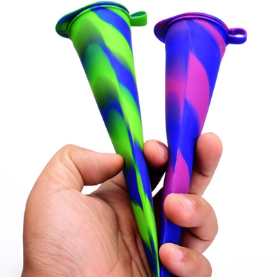 قالب های بستنی بستنی قابل استفاده مجدد DIY سیلیکونی Ice Pop Maker Anti Lost Lid