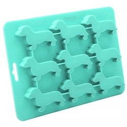 قالب یخ سیلیکونی حیوانی به شکل سگ سینی یخ 22X16X1.5cm FDA